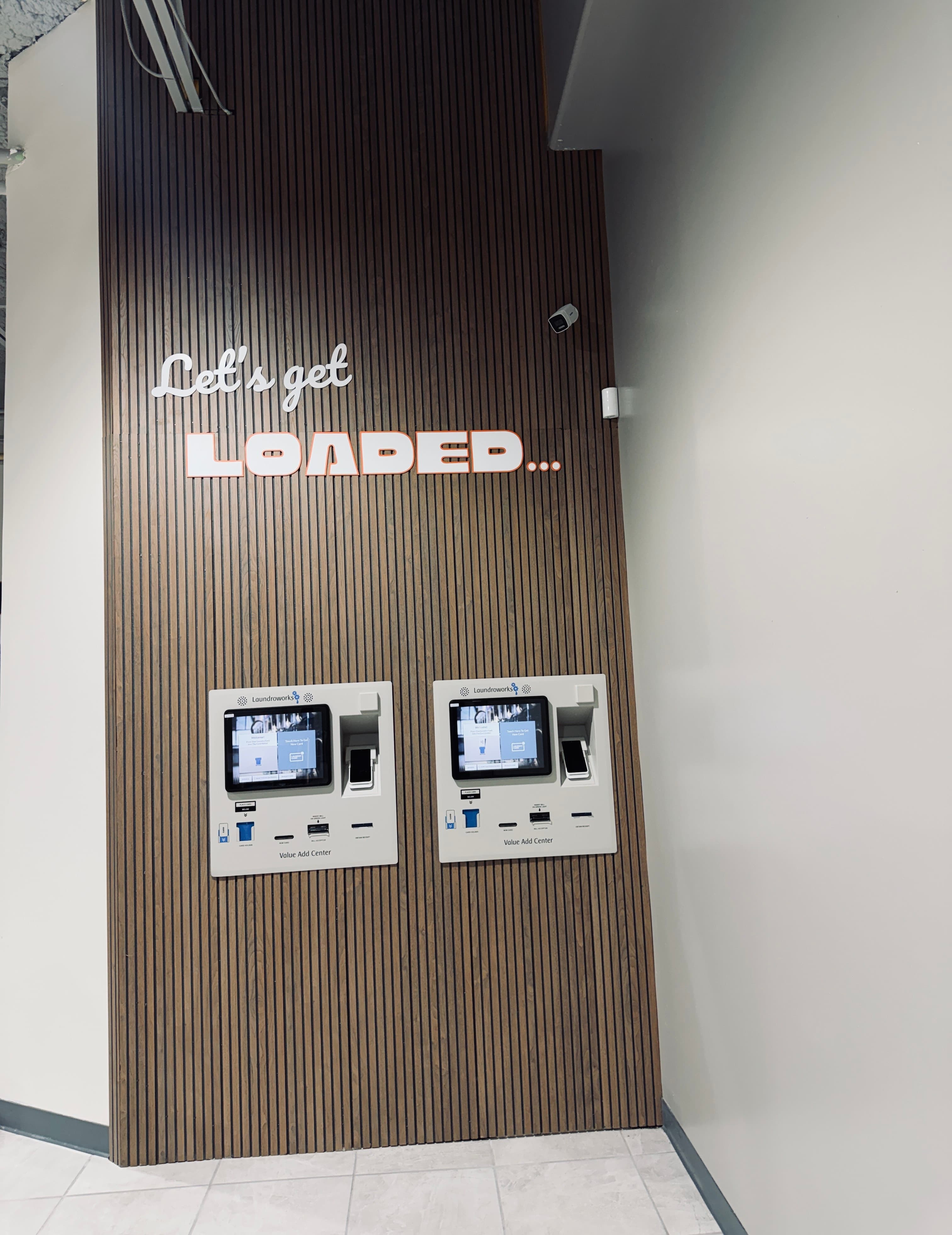 Let's get Loaded - laundry card kiosks